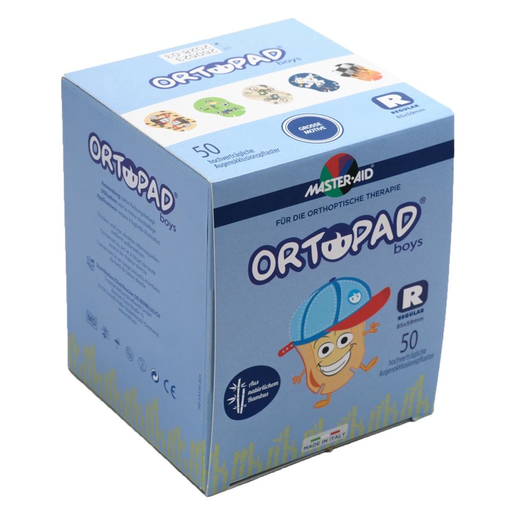 Ortopad Occlusionspflaster Regular Boys ab 4 Jahre 50 Stk