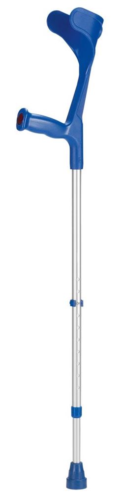 Ossenberg Krücke alu/blau Hartgriff 140kg 1 Paar