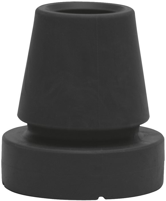 Ossenberg Krückenkapsel Pivoflex 19mm schwarz 1 Paar