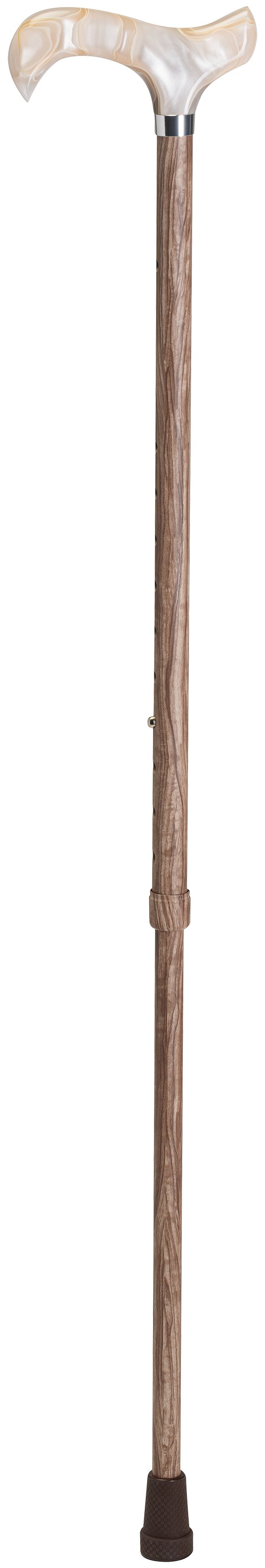 Ossenberg Metallstock 75-96cm Holzimitat Derby Acryl