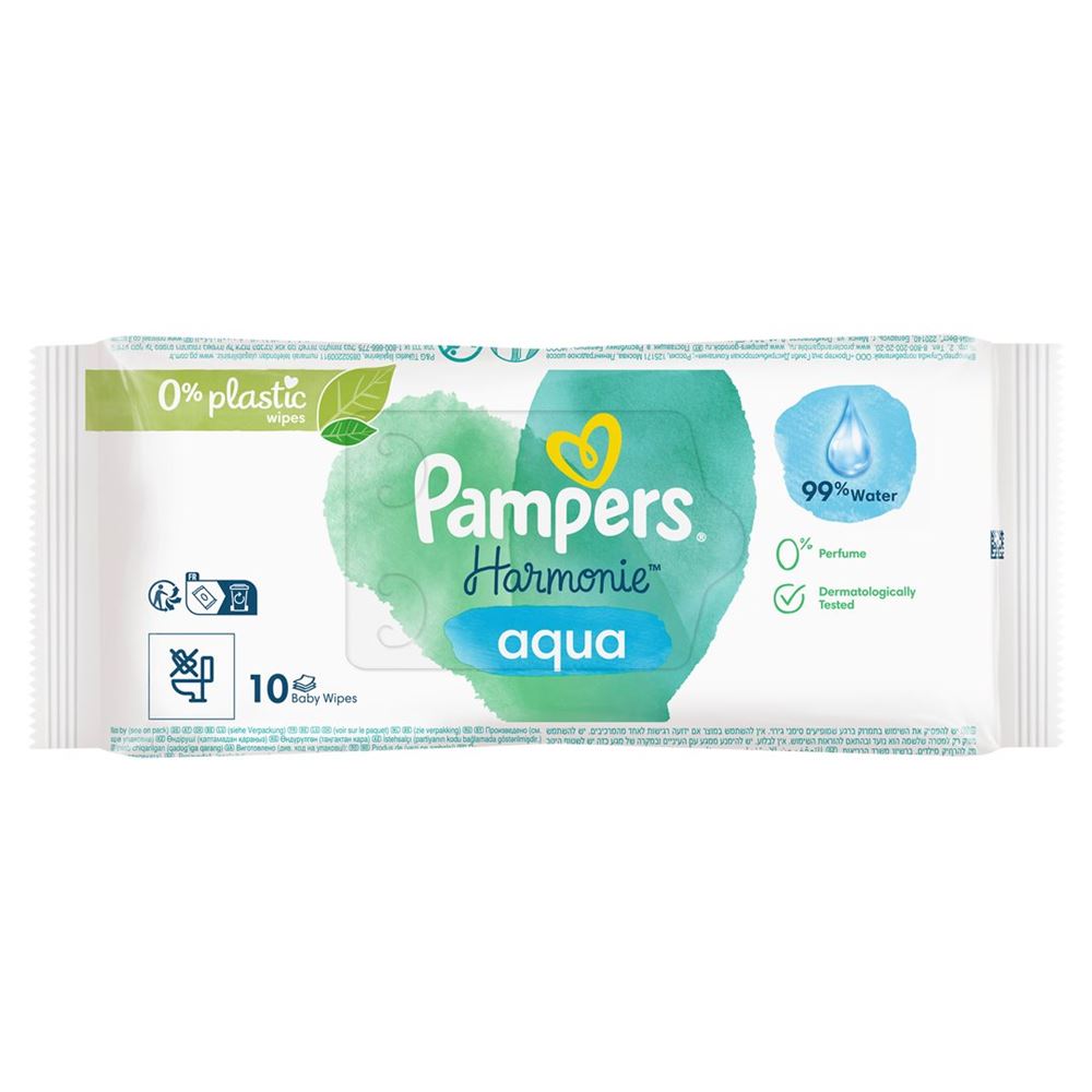 Pampers Feuchte Tücher Aqua Soft touch Travelpack 10 Stk