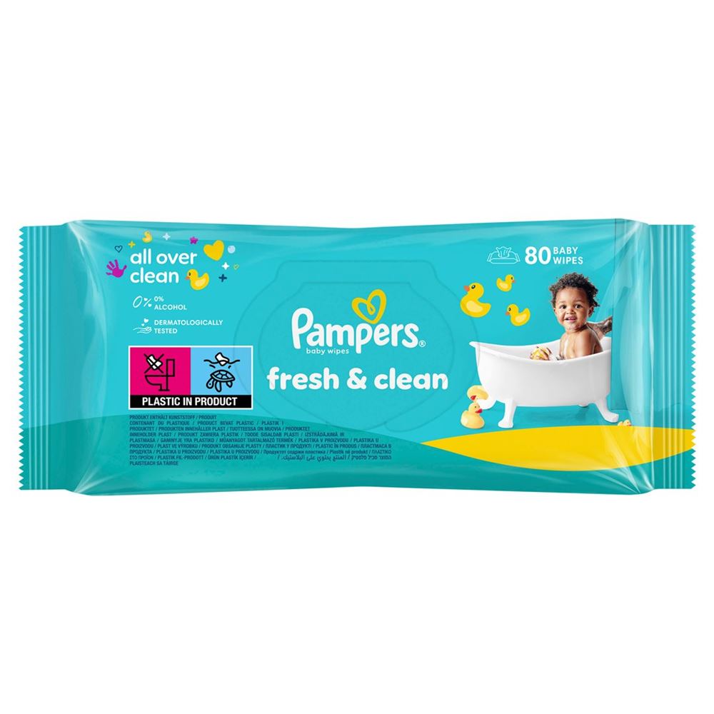 Pampers Feuchte Tücher Fresh Clean 80 Stk