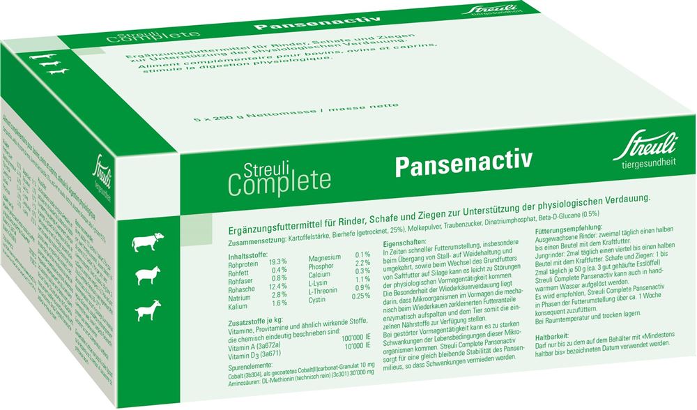 Streuli Complete Pansenactiv Pulver 5 Beutel 250 G