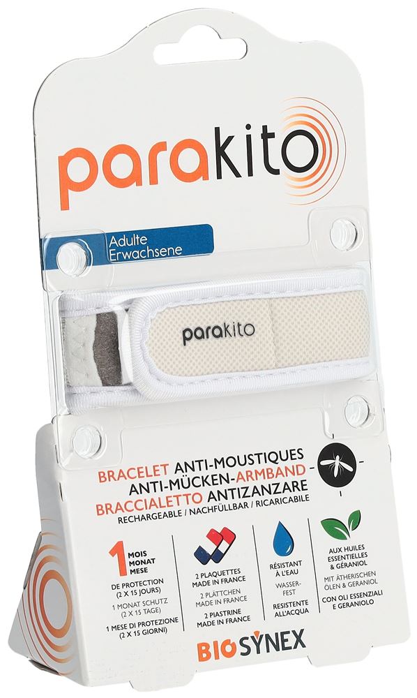 Parakito Armband Erwachsene weiss