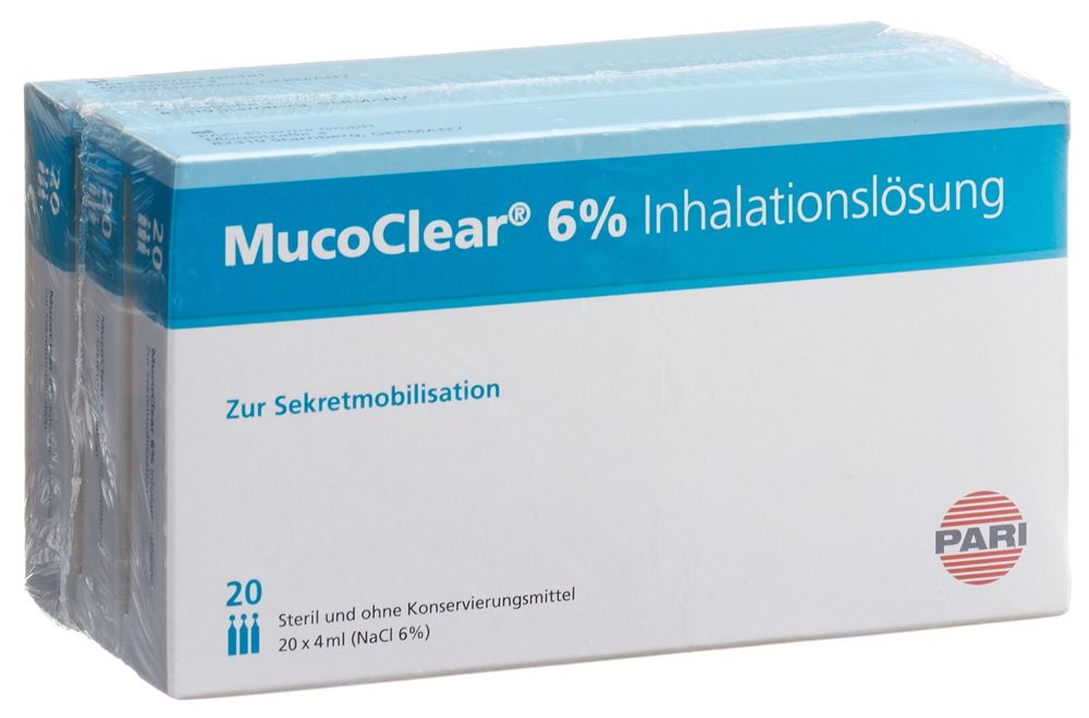 Pari MucoClear 6 % NaCl Inhalationslösung 60 Amp 4 ml