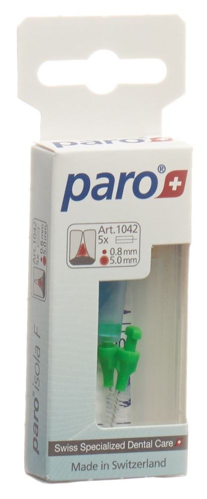 paro Isola F 5mm mittel grün zylindrisch 5 Stk