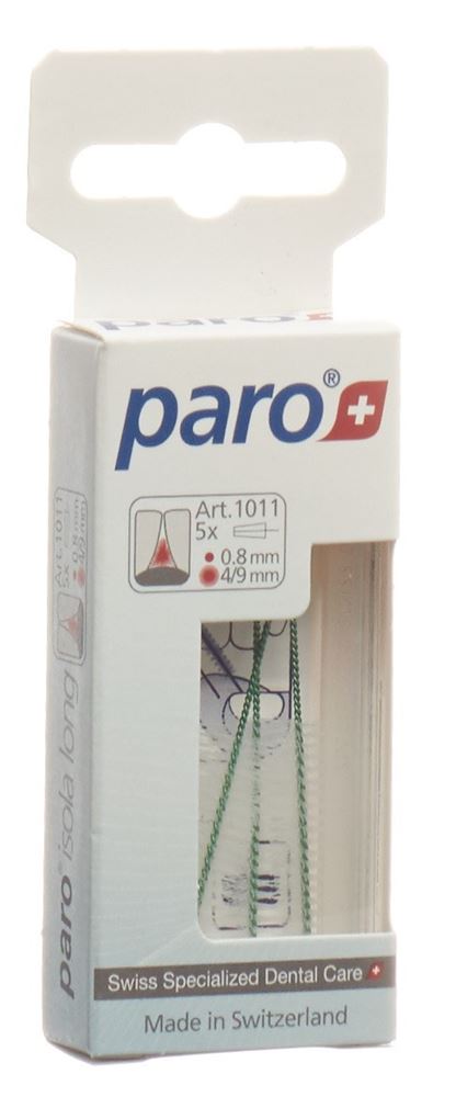 paro Isola Long 4/9mm mittel grün konisch 5 Stk