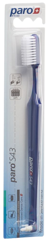 Paro Zahnbürste S43 soft 4-reihig mit Interspace