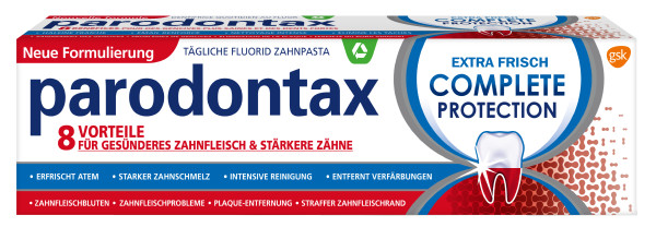 Parodontax Complete Protection Zahncreme Extra Frisch Tb 75 ml