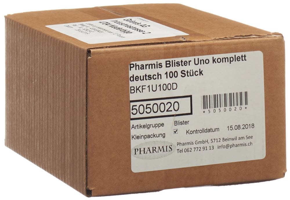 Pharmis Blister Uno komplett 100 Stk