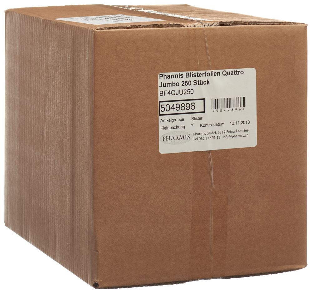 Pharmis Blisterfolien Quattro Jumbo 250 Stk