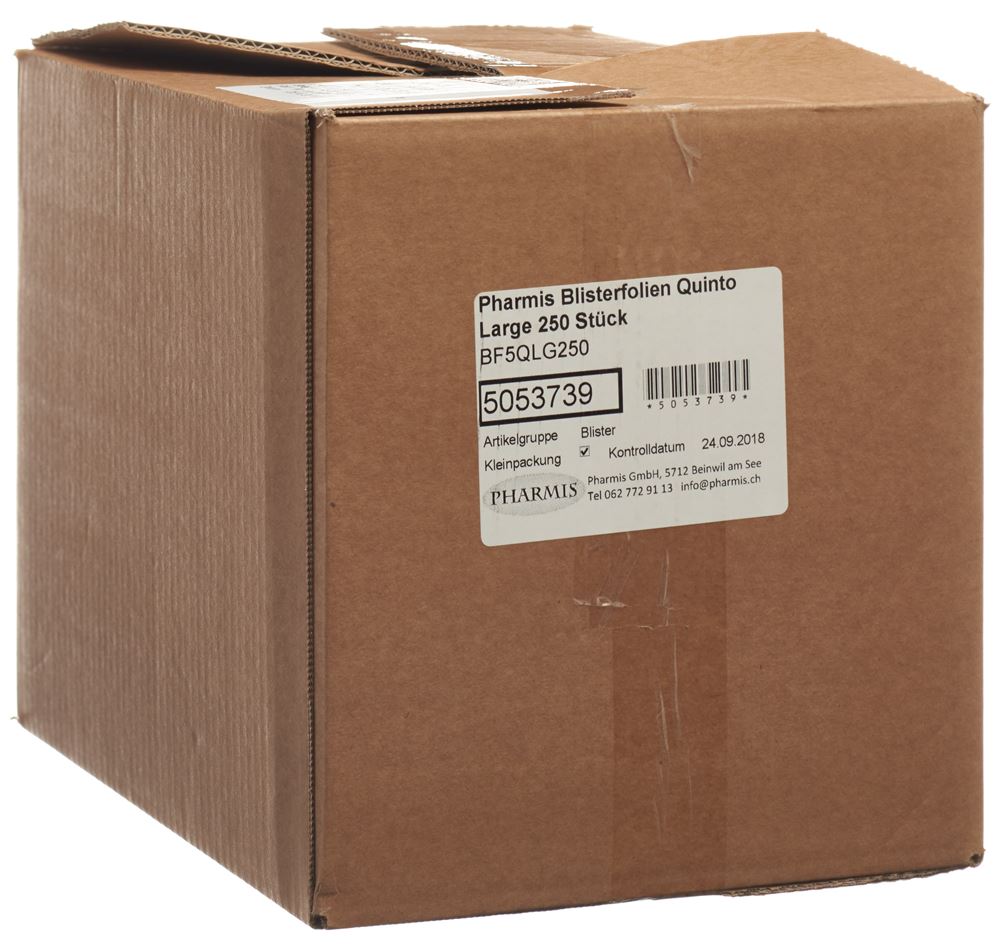 Pharmis Blisterfolien Quinto Large 250 Stk