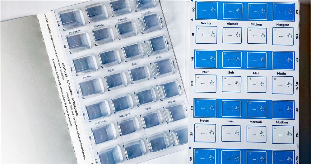 Pharmis Blisterkarten Cube Easy 250 Stk