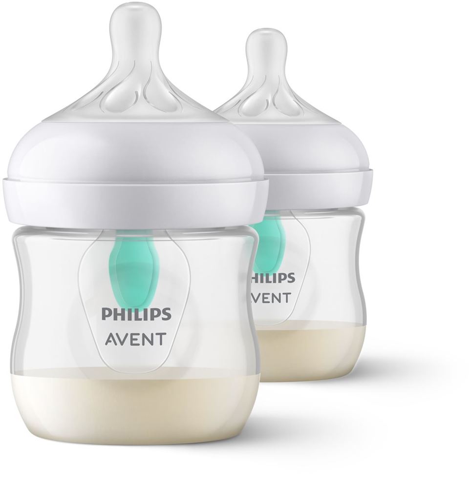 Philips Avent Natural Response Babyflasche mit Airfree Ventil 125ml 0M+ 2 Stk