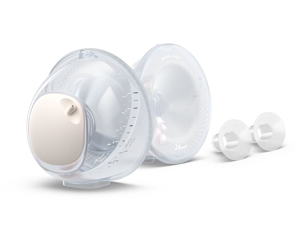 Philips Avent tragbare Doppelmilchpumpen Cups