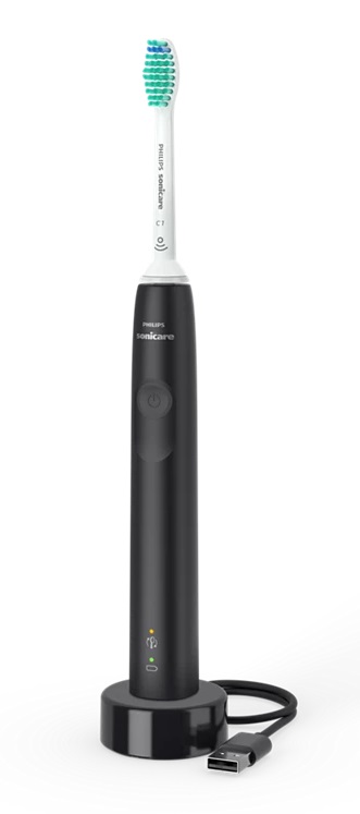 Philips Sonicare 3100 elektrische Schallzahnbürste schwarz