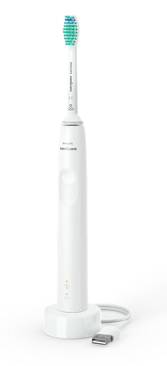 Philips Sonicare 3100 elektrische Schallzahnbürste weiss
