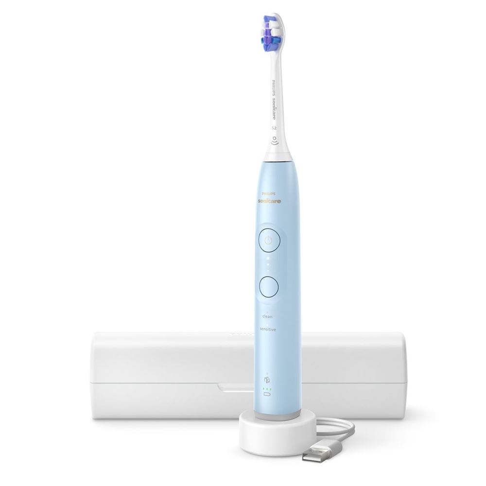 Philips Sonicare 6100 elektrische Schallzahnbürste Hx7406/02 hellblau