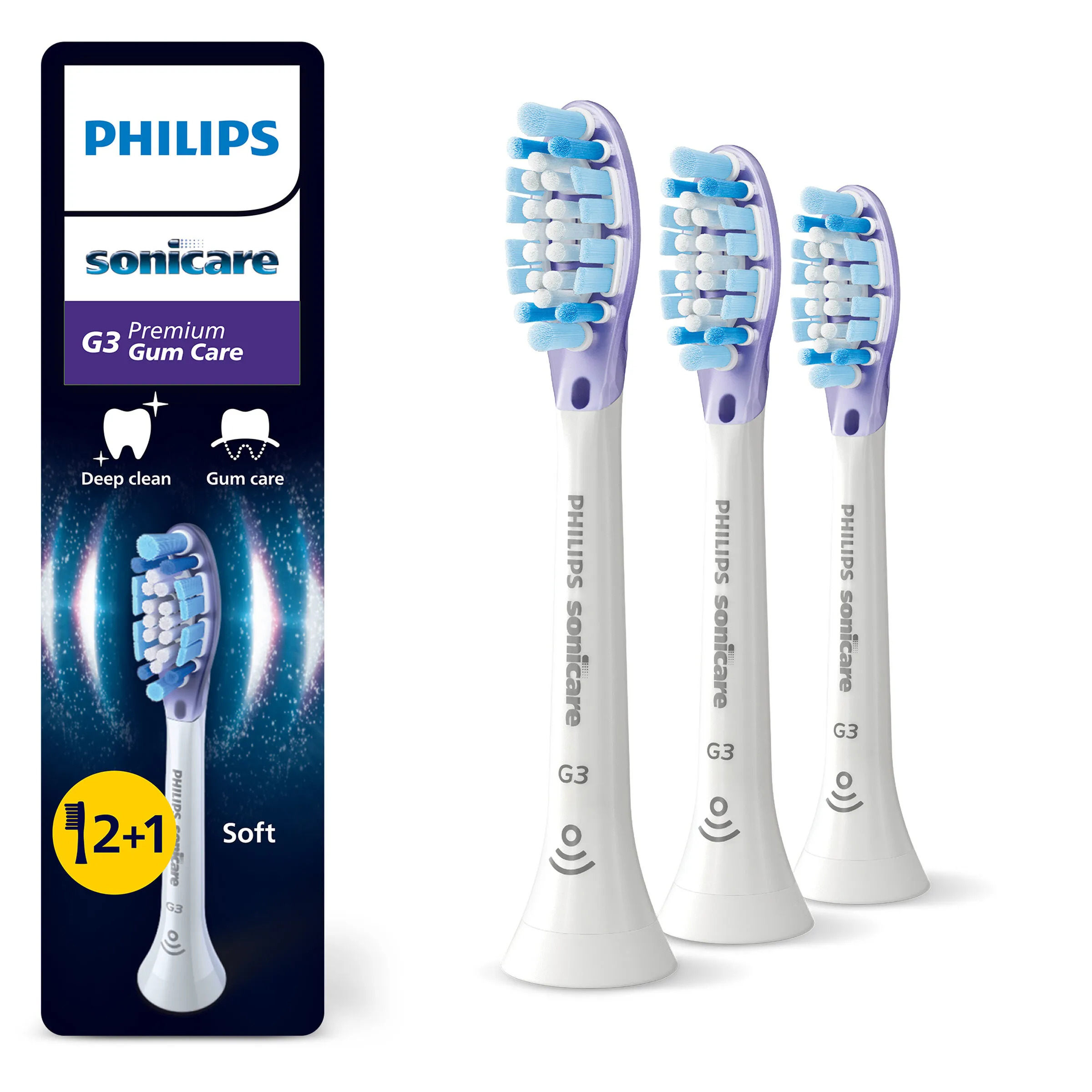 Philips Sonicare G3 Premium Gum Care weiss 3 Stk