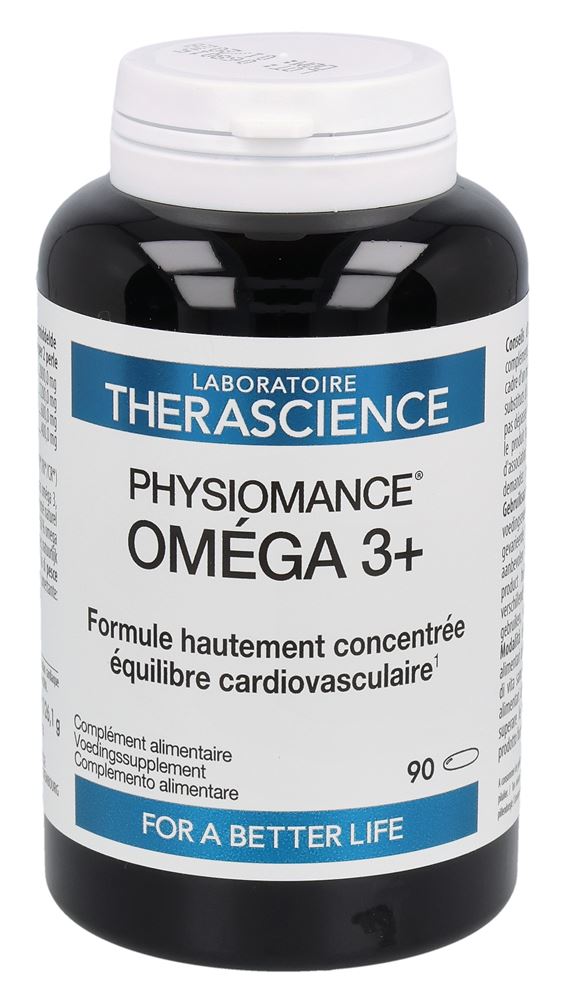Physiomance oméga 3+ Kaps Fl 90 Stk