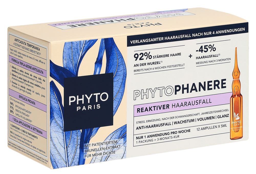 Phyto Phytophanère Behandlung gegen reaktiven Haarausfall Monodos 5 ml