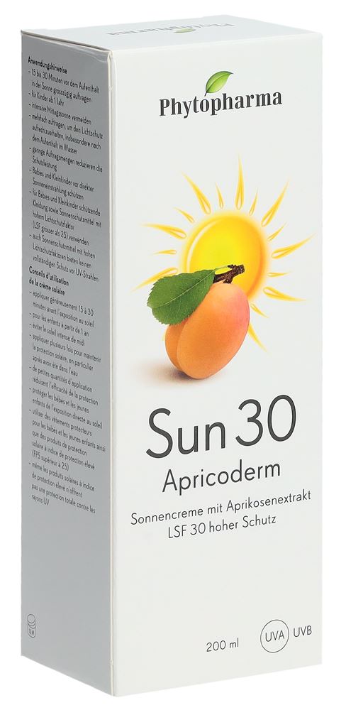 Phytopharma Apricoderm Sun Lsf30 Tb 200 ml