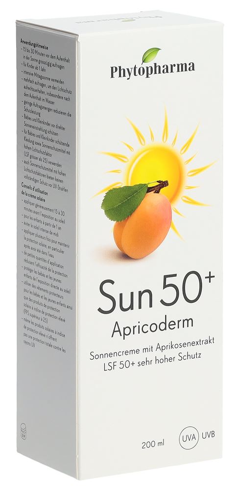 Phytopharma Apricoderm Sun Lsf50+ Tb 200 ml