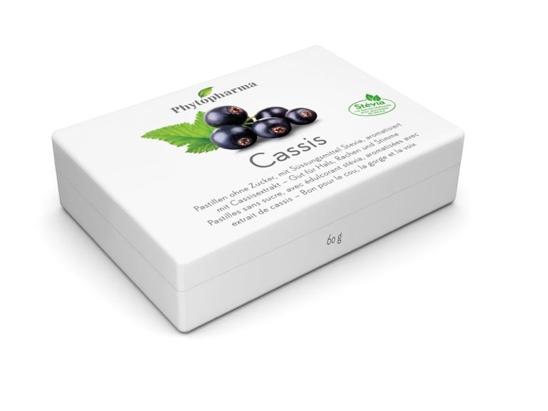 Phytopharma Cassis Pastillen 60 g