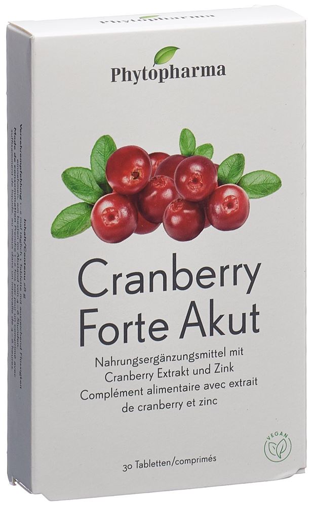 Phytopharma Cranberry Forte Akut Tabl 30 Stk