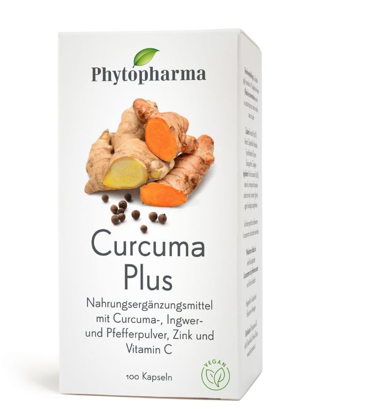 Phytopharma Curcuma Plus Kapseln Fl 100 Stück