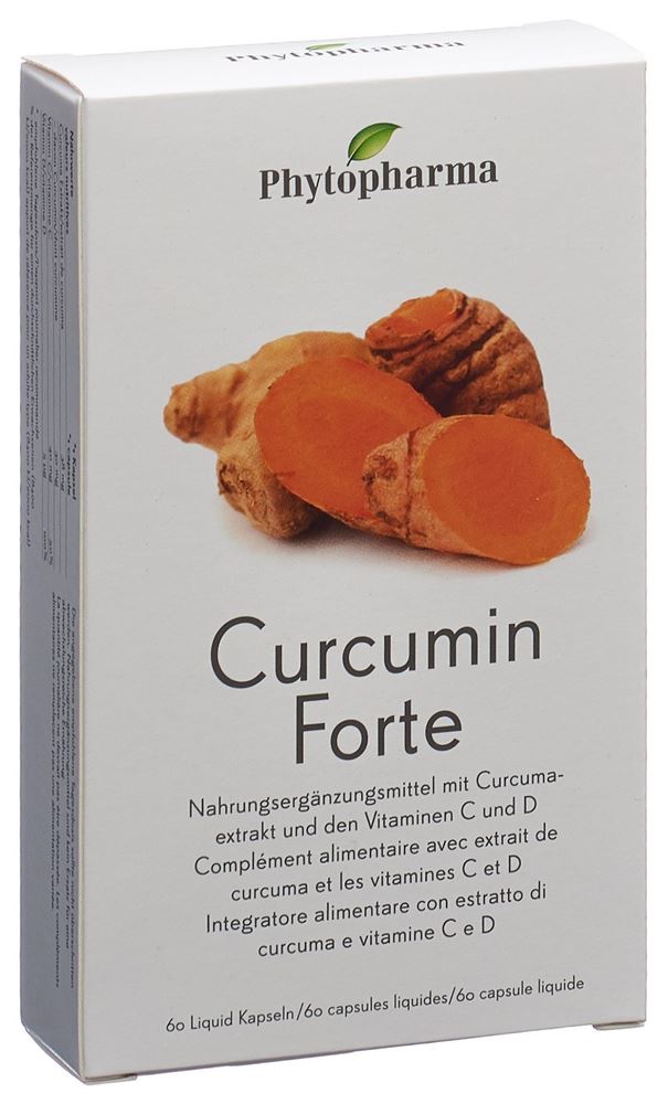 Phytopharma Curcumin Forte Liquid Kapseln 60 Stück