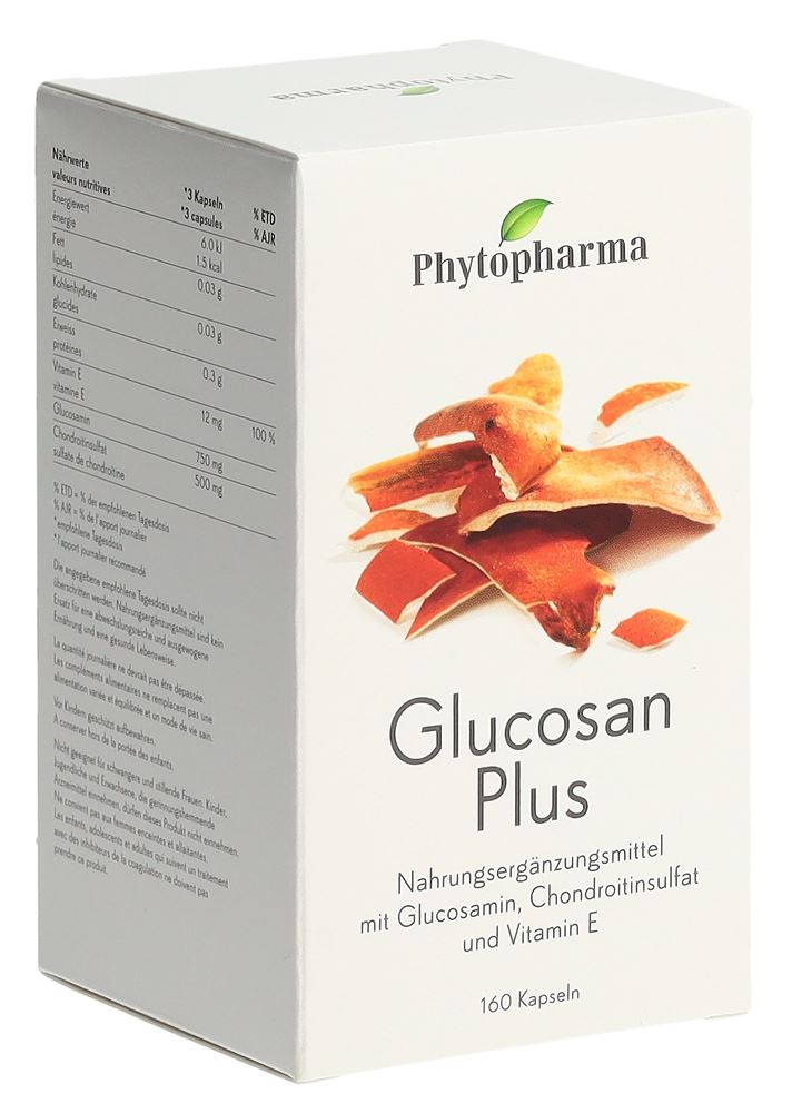 Phytopharma Glucosan Plus Kapseln 160 Stück