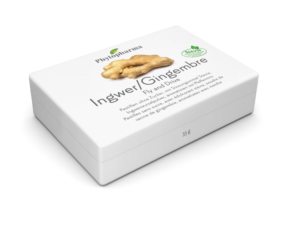 Phytopharma Ingwer Fly and Drive Pastillen 40 Stk