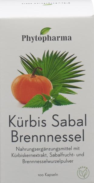 Phytopharma Kürbis Sabal Brennnessel Kaps Ds 100 Stk
