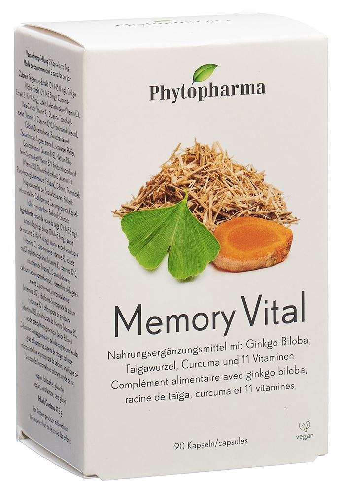 Phytopharma Memory Vital Kaps 90 Stk