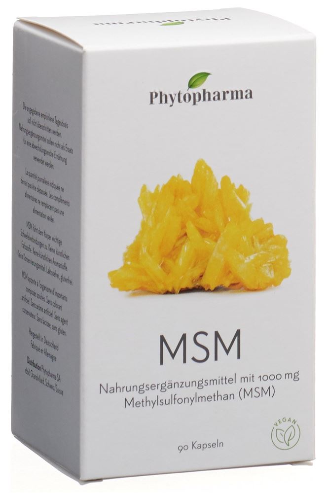 Phytopharma Msm Kapseln 1000 Mg Ds 90 Stück