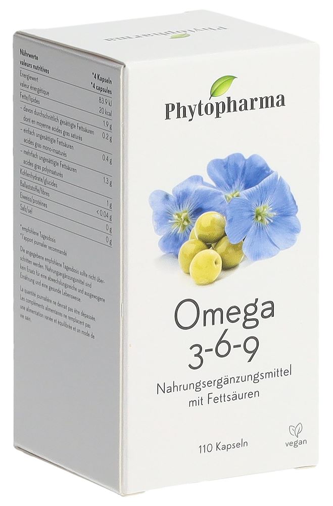 Phytopharma Omega 3-6-9 Kapseln 110 Stück