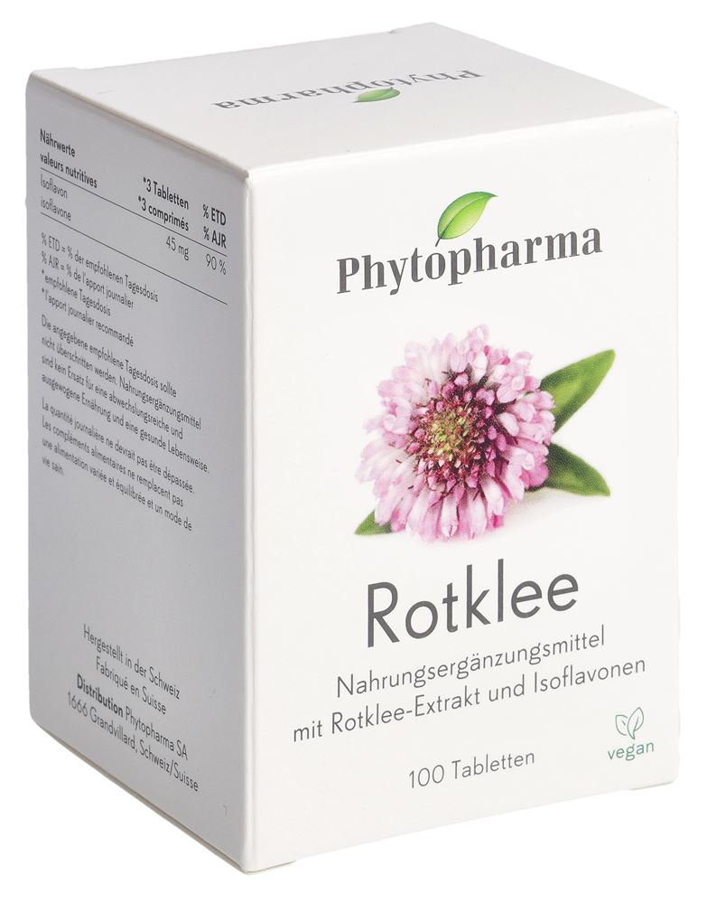 Phytopharma Rotklee Tabletten 250 Mg Ds 100 Stück