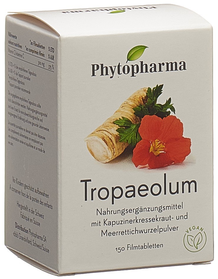 Phytopharma Tropaeolum Filmtabl Ds 150 Stk