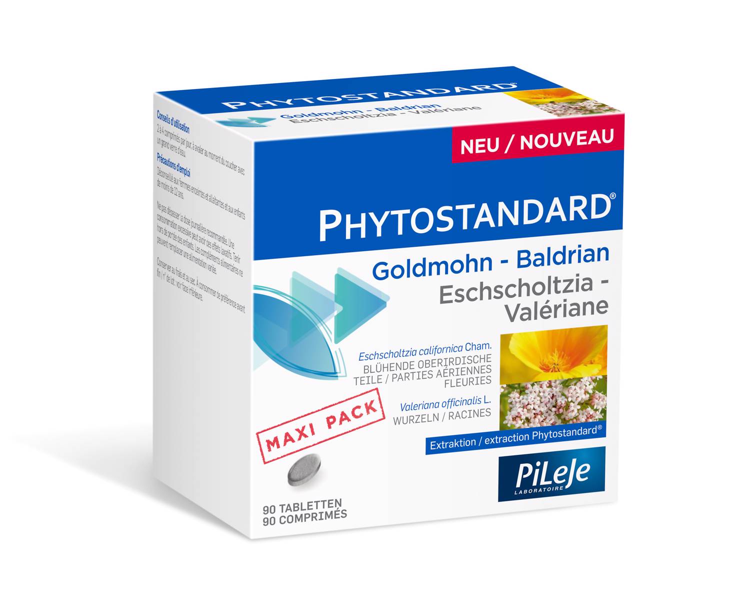 Phytostandard Goldmohn-Baldrian Tabl 90 Stk