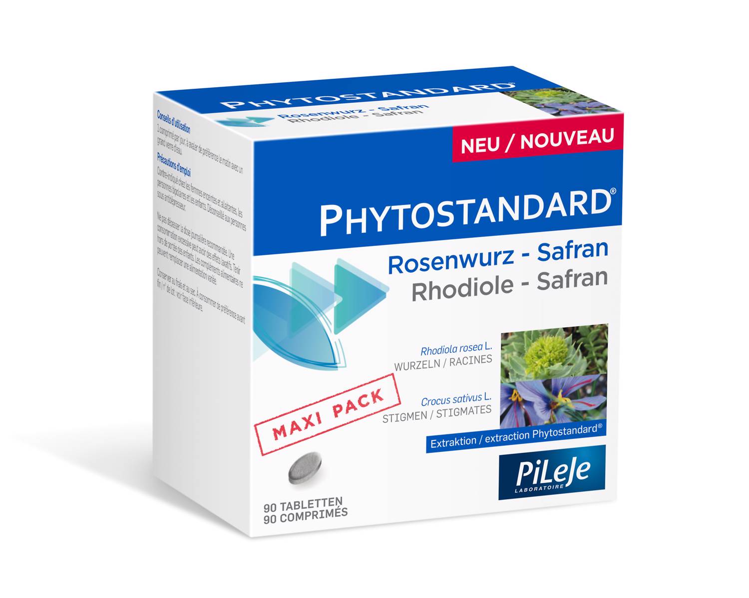 Phytostandard Rosenwurz-Safran Tabl 90 Stk