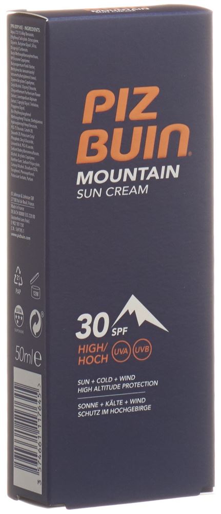 Piz Buin Mountain Cream Spf30 Tb 50 ml