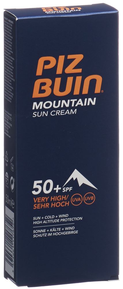 Piz Buin Mountain Cream Spf50+ Tb 50 ml