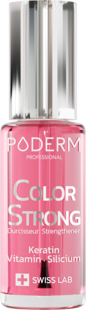 Poderm Nagellack Color Strong Härtung 310 glanzvoller glanz Fl 8 ml