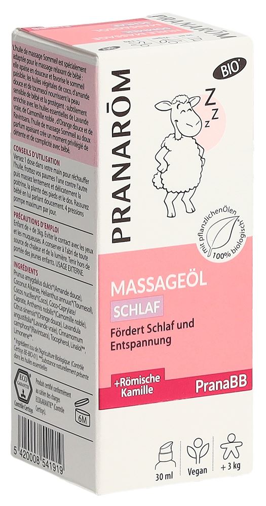 Pranarom PranaBB Massageöl Schlaf Bio Eco Fl 30 ml