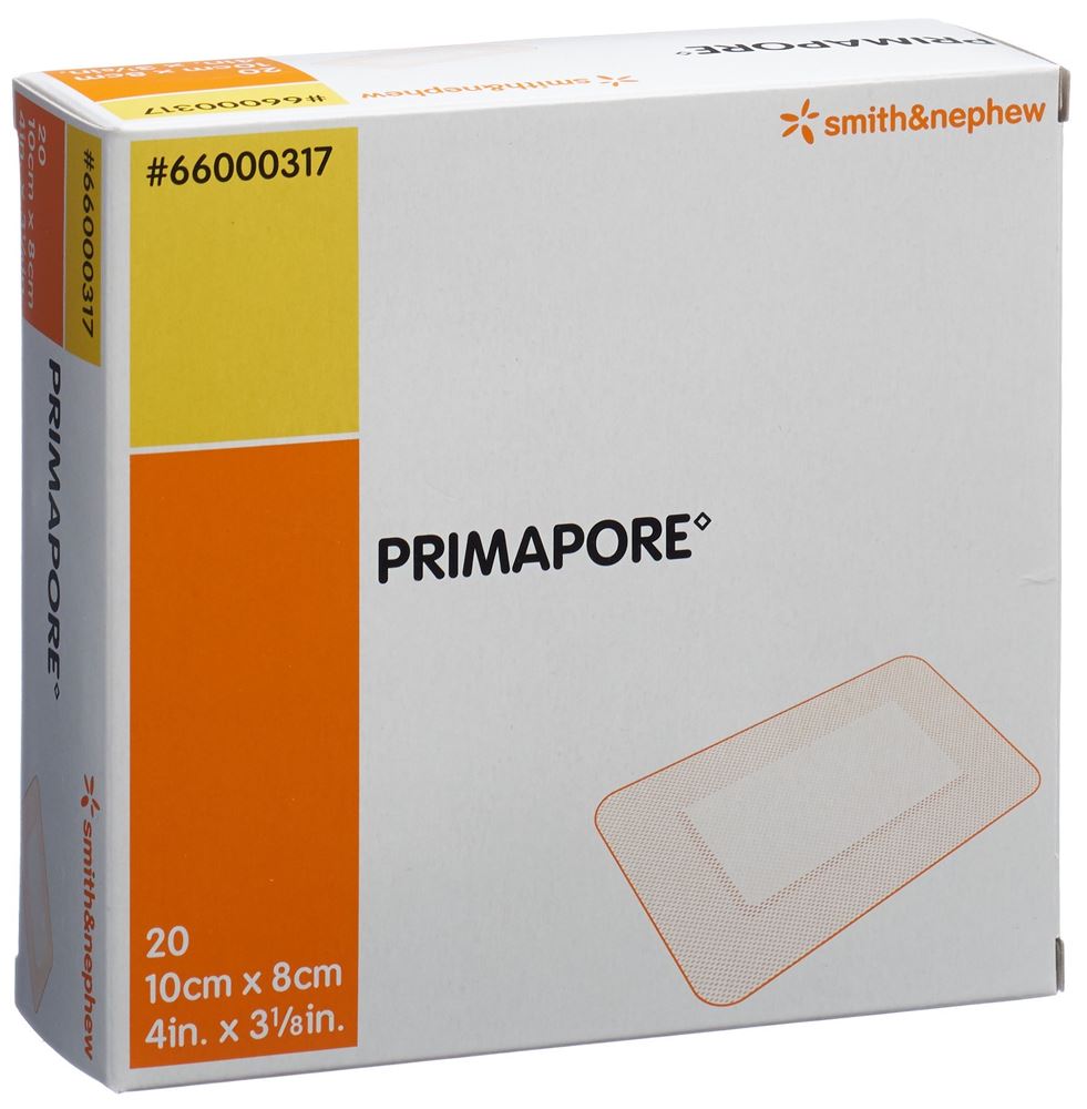 Primapore Wundverband 10x8cm steril 20 Stk