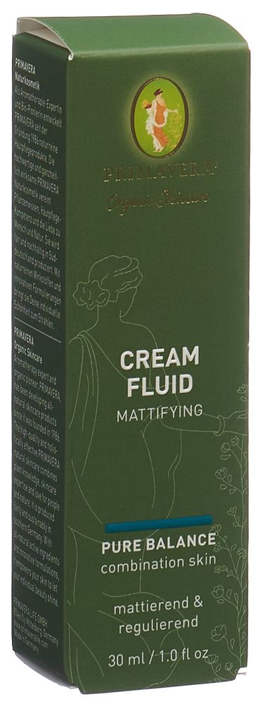 Primavera Pure Balance Cream Fluid Fl 30 ml