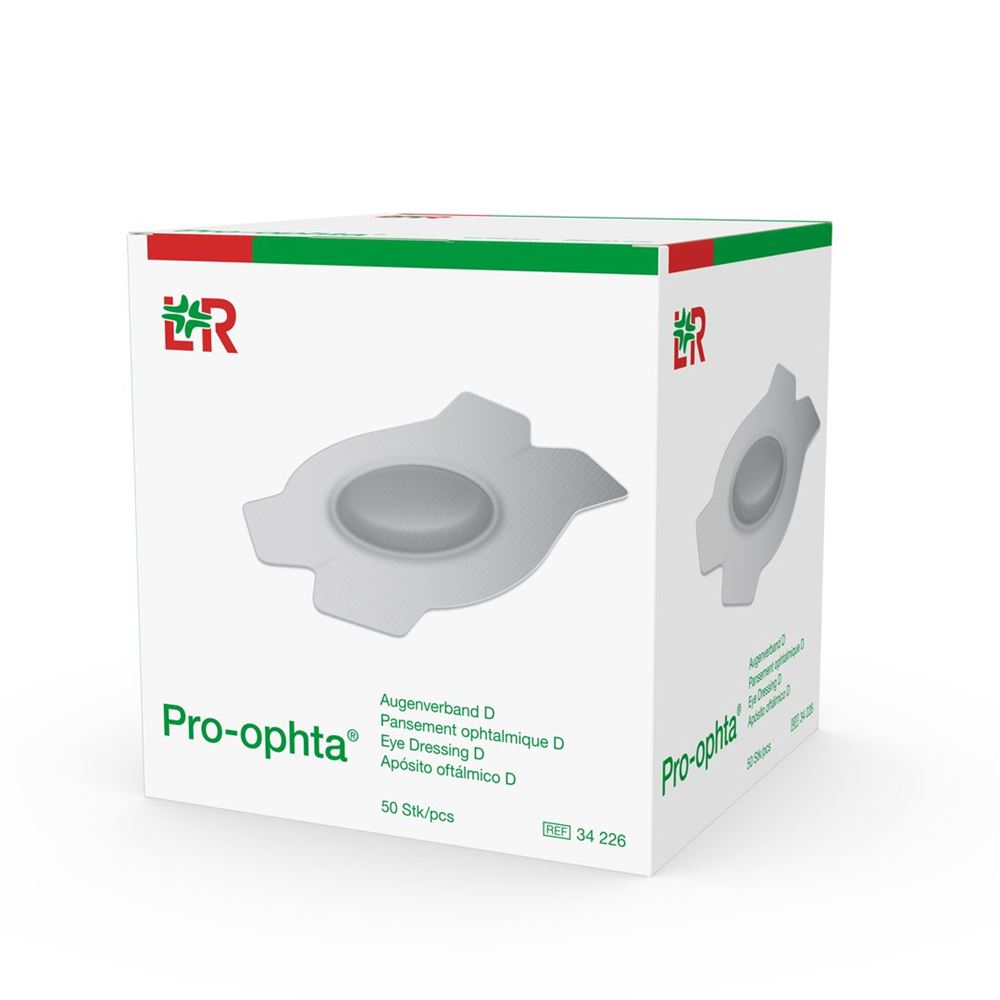 Pro-ophta Augenverband D lichtdicht hautfarbig 50 Stk