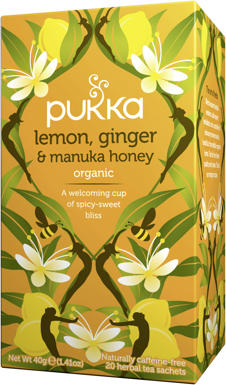 Pukka Citron Gingembre Et Miel De Manuka Thé Bio Beutel 20 Stück