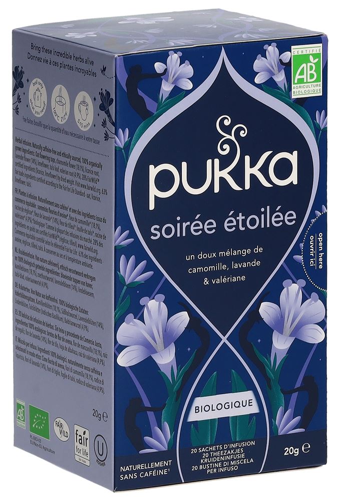 Pukka Nuit Paisible Thé Bio Beutel 20 Stück